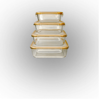 Götze & Jensen - Zestaw pojemników na żywność GÖTZE & JENSEN KA131 (4 szt.)