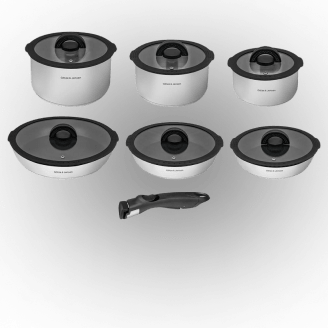 Götze & Jensen - Zestaw garnków GOTZE & JENSEN Verona FCS975 (19 elementów)